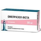 Омепразол-Виста капсулы по 20 мг №28 (2 блистера х 14 таблеток)