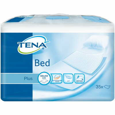 Пеленки гигиенические впитывающие Tena Bed Normal 40 см х 60 см 35 шт.