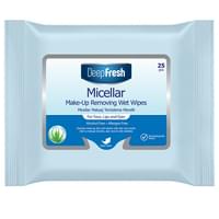 Серветки вологі Deep Fresh з міцеляркою для зняття макіяжу 25 шт.
