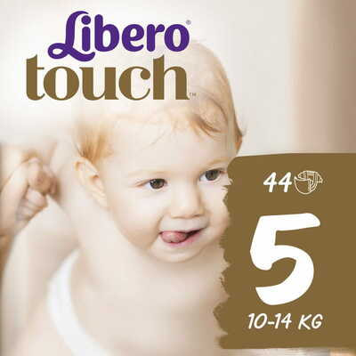 Подгузники Libero Touch размер 5, 10-14 кг, 44 шт.