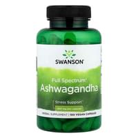 Ашваганда корінь SWANSON Ashwagandha 450 мг капсули №100