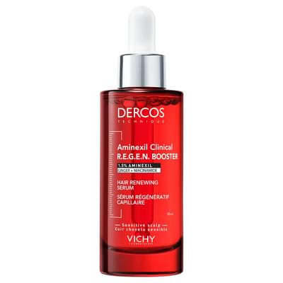 Бустер-сироватка для волосся Vichy Деркос Амінексіл Клінікал Ріджен для відновлення густоти та боротьби з випадінням волосся 90 мл