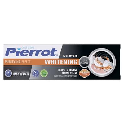 Зубная паста Pierrot Отбеливающая с древесным углем 75 мл