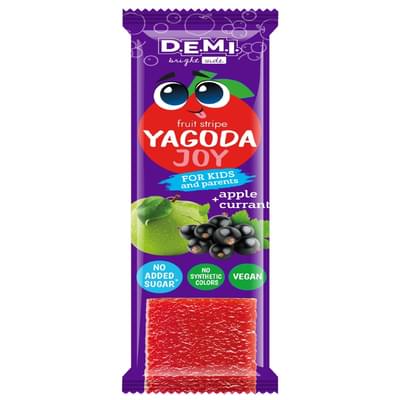 Пастила фруктова D.E.M.I. Yagoda Joy із соком смородини 15 г