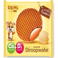 Вафля D.E.M.I. Stroopwafel caramel and butte Стопвафля з карамельною начинкою та вершковим маслом 33 г