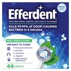 Антибактеріальні таблетки Efferdent М'ята свіжість та очищення для очищення зубних протезів та ортодонтичних апаратів 44 шт.