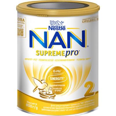 Смесь сухая молочная NAN 2 Supreme с 6-ти месяцев 800 г