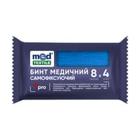 Купить Бинт медицинский самофиксирующий Medtextile эластичный синий 8 см х 4 м Бинт медицинский самофиксирующий Medtextile эластичный синий 8 см х 4 м