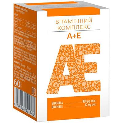 Витаминный комплекс A + Е Илан Фарм капсулы №60 (флакон)
