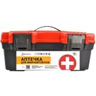 Аптечка медицинская автомобильная-2 Poputchik для микроавтобусов от 9 пасажиров согласно ТУ (02-011-П) пластиковый футляр