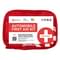 Аптечка медицинская автомобильная Poputchik Евростандарт согласно DIN 13164 (02-035-М) для укомплектования легковых и грузовых автомобил мягкий футляр