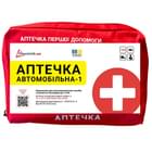 Аптечка медицинская автомобильная-1 Poputchik согласно ТУ (02-002-М) для оказания первой домедицинской помощи в легковых и грузовых авто мягкий футляр