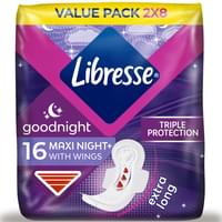 Прокладки гигиенические Libresse Maxi Goodnight 16 шт.