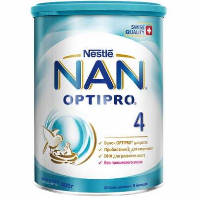 Смесь сухая молочная NAN 4 Optipro с 18 месяцев 400 г