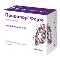 Купить Панкалор Форте гранулы орал. по 600 мг по 3 г №30 (саше) Панкалор Форте гранулы орал. по 600 мг по 3 г №30 (саше)
