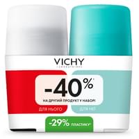 Набор Vichy Бом Сет Дезодоранты женский + мужской 48 часов 2026