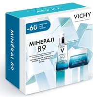 Набор Vichy Mineral 89 8 марта 2026 ежедневный гель-бустер для повышения упругости и увлажнения кожи лица 50 мл + крем легкий 50 мл
