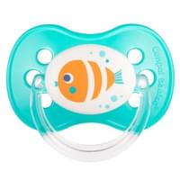 Пустушка силіконова Canpol 22/435 Love&sea кругла від 6-18 місяців
