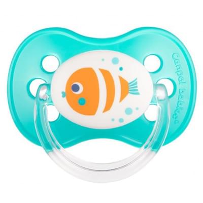 Пустушка силіконова Canpol 22/435 Love&sea кругла від 6-18 місяців