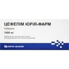 Цефепим Юрия-фарм порошок для раствора для инъекций по 1000 мг в флаконах 10 шт
