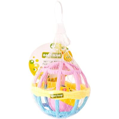 Игрушка-погремушка детская BABY TEAM (Беби Тим) артикул 8405 Веселый мячик