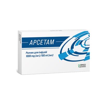 Арсетам раствор для инфузий 1000 мг/100 мл в контейнере 100 мл 1 шт