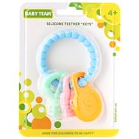 Прорезыватель детский BABY TEAM (Беби Тим) артикул 4024 силиконовый Ключики с 4-х месяцев 1 шт