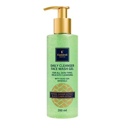 Гель для умывания для лица всех типов кожи FAMIREL (Фамирель) с папаином 200 мл