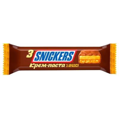 Шоколадный батончик Snickers Creamy с арахисовым маслом 54,75 г