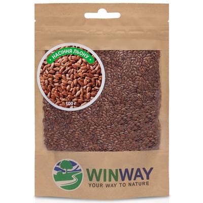 Льна семена Winway zip-пакет 100 г