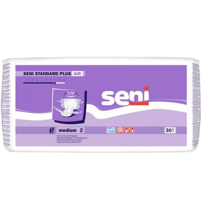Підгузники для дорослих SENI (Сені) Standard Plus Air Medium (Стандарт Плюс Медіум) розмір M/2 30 шт