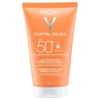 Купить Молочко для лица и тела Vichy Капиталь Солей солнцезащитное увлажняющее SPF 50+ 150 мл Молочко для лица и тела Vichy Капиталь Солей солнцезащитное увлажняющее SPF 50+ 150 мл
