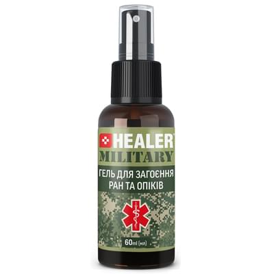 Гель для заживления ран и ожогов Healer Military 60 мл