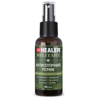 Раствор антисептический Healer Military для очищения и антисептической обработки кожи при поверхностных повреждениях спрей 60 мл