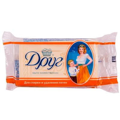 Мыло хозяйственное Друг для стирки и удаления пятен 135 г