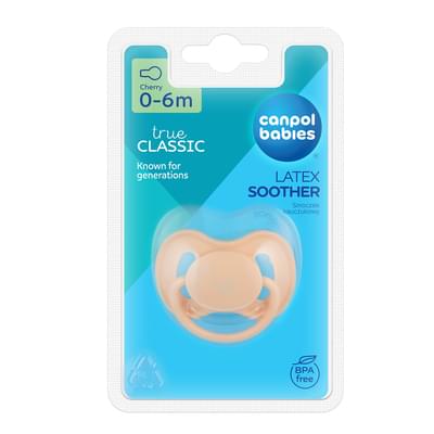 Пустышка латексная Canpol 23/223 Nude круглая 0-6 месяцев