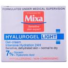 Крем-гель для обличчя Mixa Hyalurogel Light інтенсивний зволожувальний для нормальної, зневодненої, чутливої шкіри 50 мл