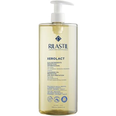 Масло для лица и тела Rilastil Ксеролакт для сухой и склонной к атопии кожи очищающее 1 л