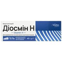 Диосмін Н гель для ректального та зовнішнього застосування для профілактики та полегшення симптомів геморою туба 40 г