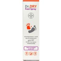 Антиперспірант для ніг Dr.DRY Foot Spray Farmasorbе від потовиділення 100 мл