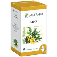 Купити Листя сени Лектрави по 1,5 г №40 (фільтр-пакети) Листя сени Лектрави по 1,5 г №40 (фільтр-пакети)