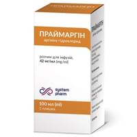 Купить Праймаргин раствор д/инф. 42 мг/мл по 100 мл (флакон) Праймаргин раствор д/инф. 42 мг/мл по 100 мл (флакон)