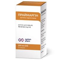 Купити Праймаргін розчин д/інф. 42 мг/мл по 100 мл (флакон) Праймаргін розчин д/інф. 42 мг/мл по 100 мл (флакон)