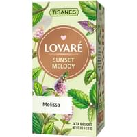 Чай трав'яний LOVARE (Ловаре) Sunset Melody з листя меліси в фільтр-пакетах по 1,3 г 24 шт