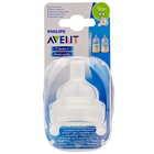 Соска силиконовая Avent Classic+ Anti-colic на 2 отверстия с 1-го месяца 2 шт.