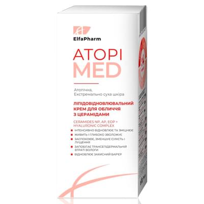 Крем для обличчя Elfa Pharm Atopi Med ліпідовідновлюючий з церамідами 40 мл