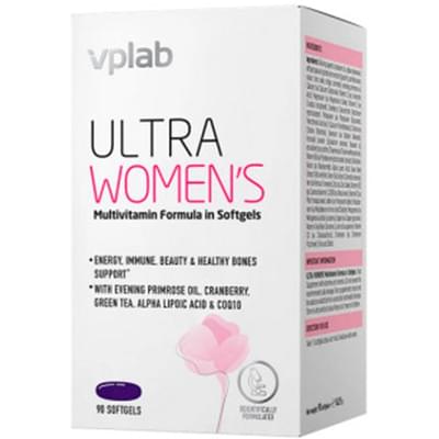 Женская мультивитаминная формула Vplab UltraVit Ultra капсулы №90 (флакон)
