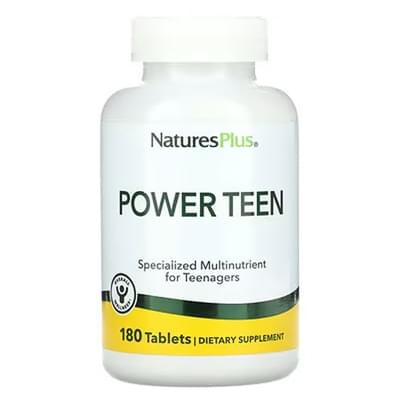 Витамины для подростков NATURES PLUS (Натурес плюс) Power Teen таблетки 180 шт