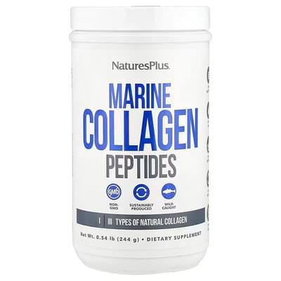 Natures Plus Пептиди морського колагену Marine Collagen Peptides порошок по 244 г (флакон)