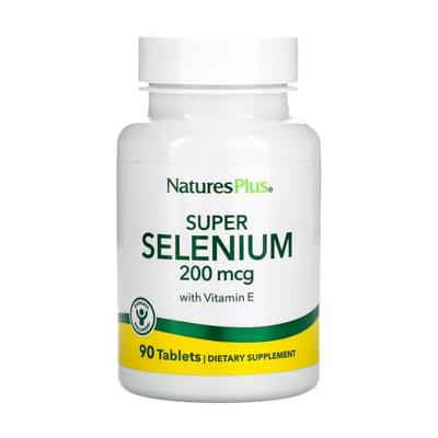 Natures Plus Селен Super Selenium таблетки по 200 мкг №90